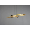 Wisząca lampa SALINAS 320310308 czarna złota LED 34W 3000K 150cm