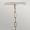 Lampa wisząca QN-STINSON-4P-L-BK na łańcuchu nikiel czarna
