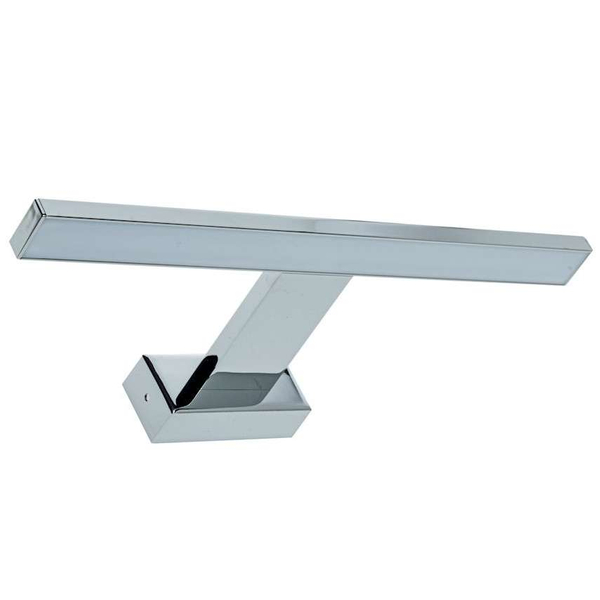 Kinkiet LAMPA ścienna SHINE ML029 Milagro metalowa OPRAWA LED 7W 4000K nad lustro do łazienki galeryjka IP44 chrom