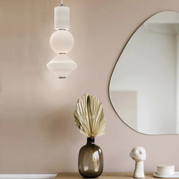 Ściemnialny żyrandol Bijou ALM-BIJOU-P3-PN LED 20W 3000K nikiel