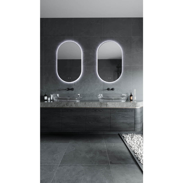 Prostokątne lustro łazienkowe MIRROR W0388 LED 23W 3000-5000K ściemnialne