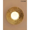 Ścienny kinkiet metalowy SOUL złoty biały MSE1501100575 1xG9 5W okrągły