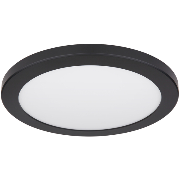 LAMPA sufitowa LASSE 12379-24B Globo okrągła OPRAWA metalowa LED 24W 3000K - 6500K plafon czarny