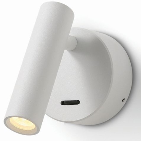 Kinkiet Kent 633001202 Elkim LED 3W 4000K z włącznikiem kierunkowy biały