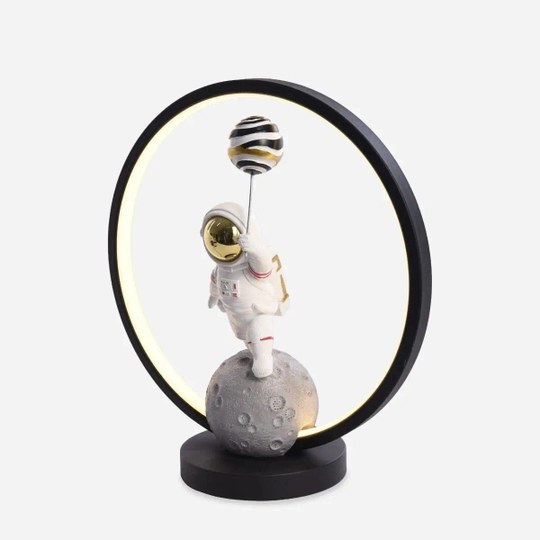Dziecięca lampka stołowa ASTRONAUTA EX04F307U-1 LED 4W 3000K czarny