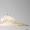 Wisząca lampa do sypialni CHANCAY LE44600 materiałowa biały
