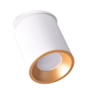 Metalowa lampa podtynkowa HARON 314215 ruchoma tuba wpust biały