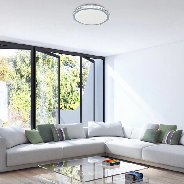 Plafon glamour Cressida 2420 LED 24W 4000K okrągła lampa sufitowa chrom