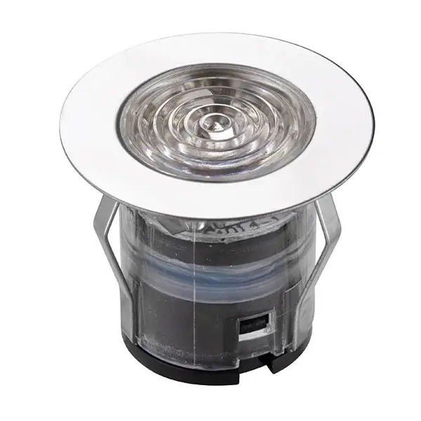 Wpustowe oczka 10 szt. IKON 76616 LED 0,75W 6500K z wtyczką IP67 srebrne