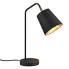 Abażurowa lampka nocna Buddy R51721032 do sypialni czarna