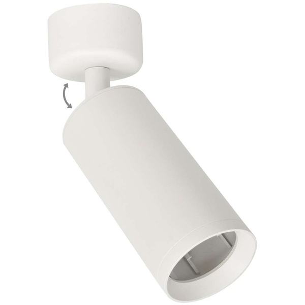 Spot LAMPA sufitowa MICA ML6087 + ML6093 Milagro metalowa OPRAWA tuba + pierścień biały chrom