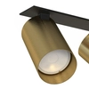 Loftowa lampa regulowana Mono 7745 do przedpokoju czarna złota