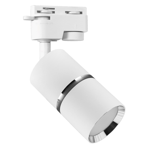 Oprawa do szynoprzewodu DIOR TRA 4255 Ideus metalowa chrom biała