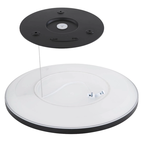 Łazienkowa LAMPA sufitowa SAPANA 41562-18B Globo minimalistyczna LED 18W 3000K okrągły plafon IP44 czarny