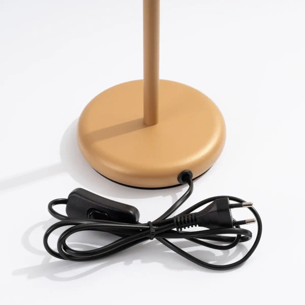 Stolikowa lampa regulowana KARBON SL.1567 z wtyczką tuba złota