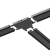 Potrójny łącznik szynowy magnetyczny T Slim Magnetic ML2219 czarny