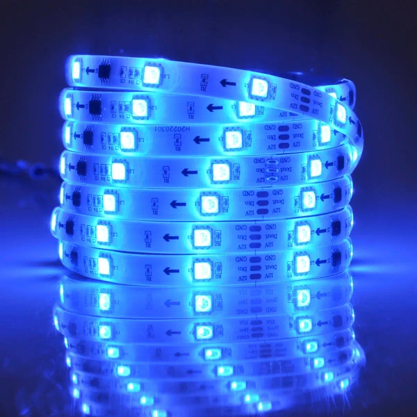 Taśma LED RGB 24W 314970 Polux pasek 5 metrów 380lm biały IP65