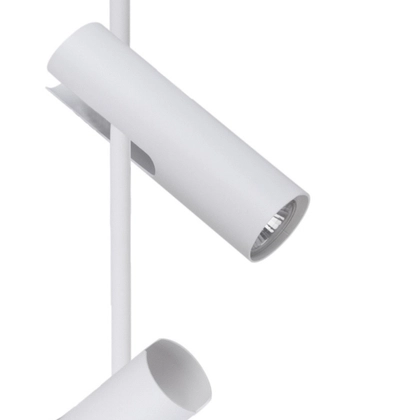 Sufitowa LAMPA natynkowa LEDA 33102 Sigma metalowa OPRAWA regulowane tuby plafon biały