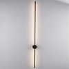 Ledowy kinkiet metalowy Tunja LE42606 czarny 20W 3000K lampa do salonu