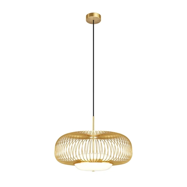 Druciana lampa wisząca Levitation MOD376PL-L30G3K LED 20W 3000K mosiądz