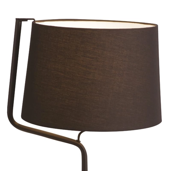 Lampka stołowa z abażurem CHICAGO T0029 Maxlight metal tkanina czarna