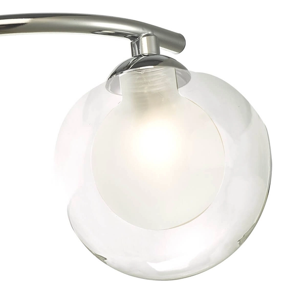 Sufitowa lampa szklana Nakita NAK5350-04 okrągła kule balls chrom