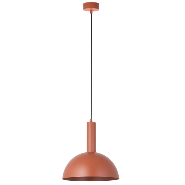 Wisząca lampa do sypialni Vitrum 40974 półokrąg metalowa ceglana