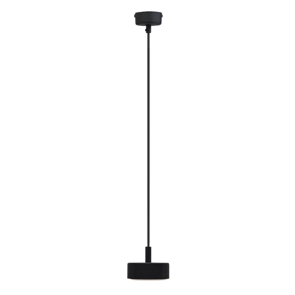 Minimalistyczna lampa zwisająca no.mini 5163 Shilo metalowa czarna