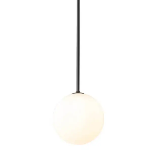 Wisząca lampa kulista Kier 10310 loftowa biała czarna