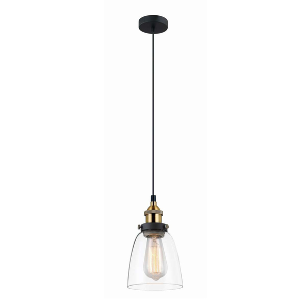 LAMPA wisząca FRANCIS MDM-2563/1 Italux GETAN szklana OPRAWA podłużny ZWIS conrad przezroczysty