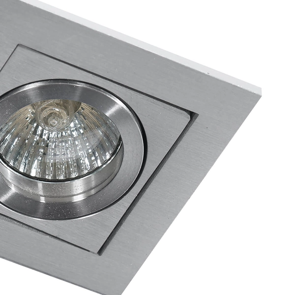 Regulowana lampa oczko wpustowe Paco AZ0795 do holu aluminium