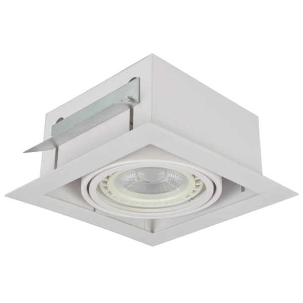 Kierunkowa lampa wpuszczana Nova AZ2870 do przedpokoju biała