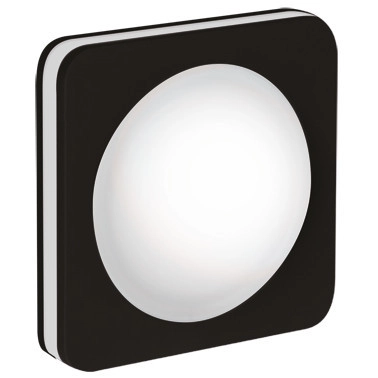 Wpust LAMPA sufitowa GOTI LED C 03200 Ideus metalowa OPRAWA stropowa LED 5W 4000K kwadratowa czarna