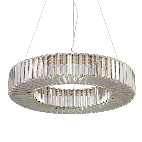 Żyrandol glamour CRISTAL ST-10625P-60 złota transparentna szklana LED 60W 3000K do salonu