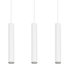 Wisząca lampa loftowa Eye 6481 metalowe tuby na listwie białe