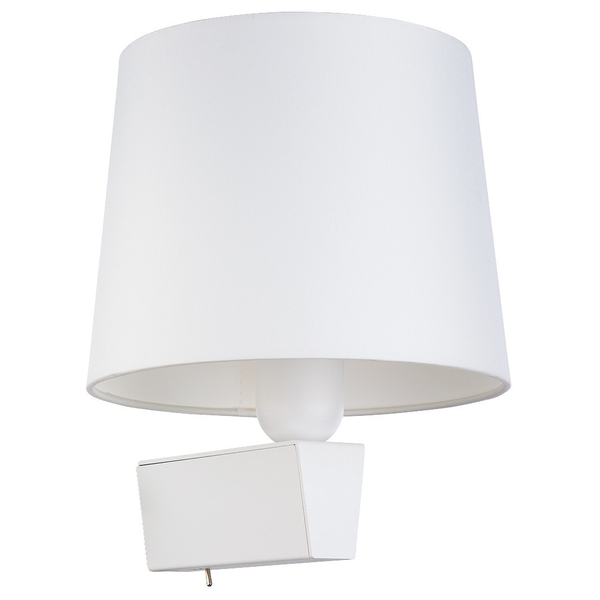 LAMPA ścienna CHILLIN 8201 Nowodvorski klasyczna OPRAWA abażurowy kinkiet biały