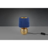 Ceramiczna lampa stolikowa SOPHIA R50821012 niebieska złota 1xE14