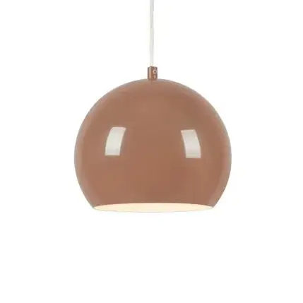 Wisząca lampa nad wyspę Pop 108990 lakierowana kula brązowy