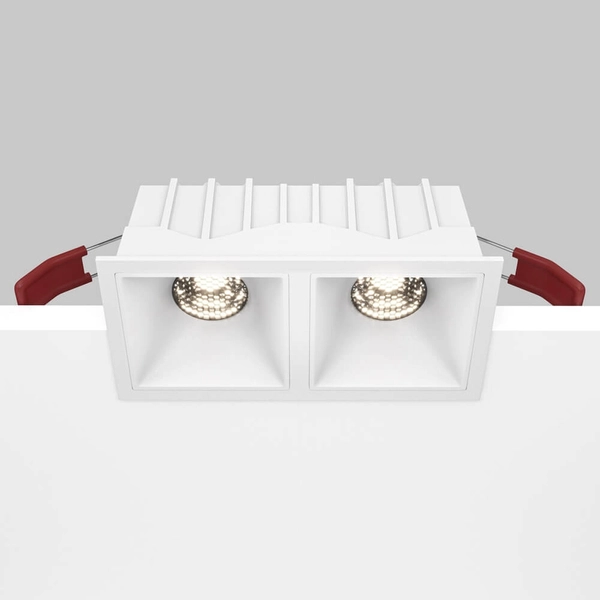 Lampa wpuszczana Alfa DL043-02-10W4K-D-SQ-W LED 20W 4000K sufit biały