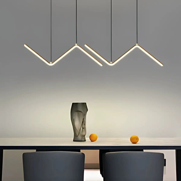 Designerska wisząca lampa Mont Blanc LWMB-90CM LED 26W 3000K czarny