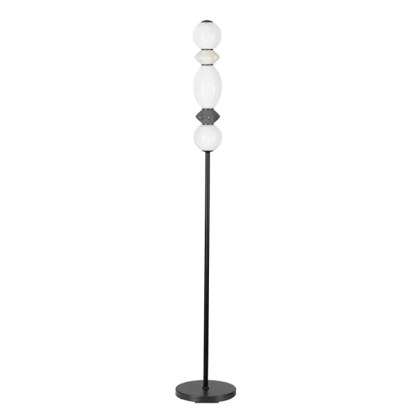 Stojąca lampa do salonu MONRETA LE45237 LED 16W 3000K ceramiczna biała