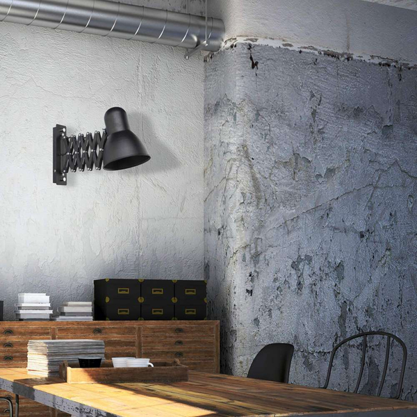 Nożycowa LAMPA ścienna HARMONY 9890 Nowodvorski industrialny kinkiet na wysięgniku czarny