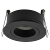 Oczko sufitowe lampa Aura 10571 okrągła regulowana czarny