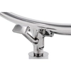 Obrotowy fotel stojący Bubble Stand JH-200-2.BLACKPUW do pokoju chrom czarny