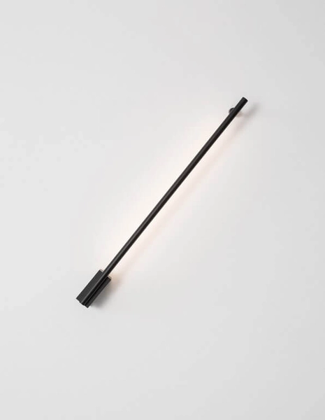 Metalowy kinkiet jadalniany Buin stick LED 10W 3000K czarny