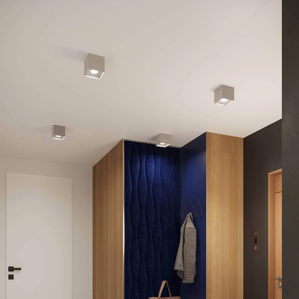 Plafon Hati SL.1278 bloczek kwadratowy do salonu szary