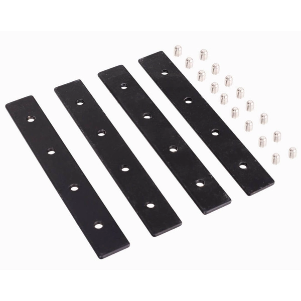 Łączenie kątownika wpuszczanego z szyną wpuszczaną Magnetic MA0013 czarne