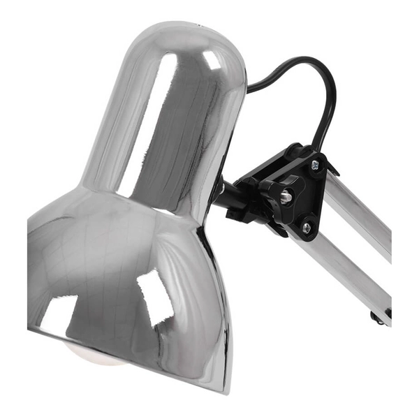Lampka na biurko Cosmo K-MT-COSMO CHROM Kaja z przegubami metalowa srebrna
