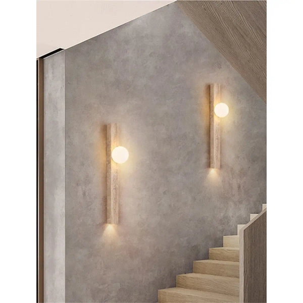 Nowoczesna ścienna lampa Travertino CGTRAVER60 LED 4W 3000-6000K trawertyn