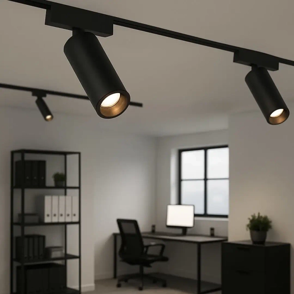 Szynoprzewodowa lampa magnetyczna Tuya CCT ML2203 LED 9W CCT tubka czarny